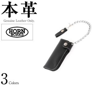 コンチョ付きメディスンバッグ 男女兼用 本革 Horn Works 2639 本革