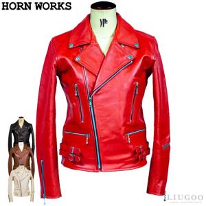 HORN WORKS レッド ダブルライダースジャケット L 000000004126-06-l.jpg?t=