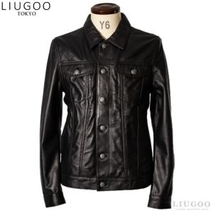 リューグー（LIUGOO）/Liugoo Leathers 本革 レザースカジャン メンズ リューグーレザーズ SRY12B Liugoo Leathers 【30%OFFクーポン】Liugoo Leathers 本革 レザー