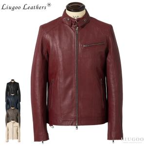 Liugoo Leathers 【20周年記念10%OFFクーポン】レザージャケット 本革