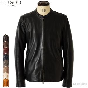 sankyo shokai（三京商会） ラムレザー シングル ライダース