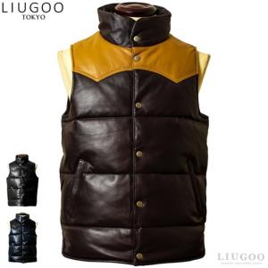 Schott N.Y.C（ショット） SCHOTT 204D レザーダウン ベスト(米国製