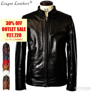 sankyo shokai（三京商会） ラムレザー シングル ライダース