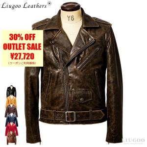 専用Liugoo Leathers リューグーレザーズ　ライダースジャケット 楽天市場】Liugoo Leathers 本革 シングルライダースジャケット