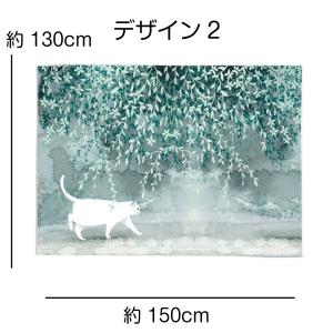 タペストリー 北欧 猫 動物 ボタニカル おし...の詳細画像5