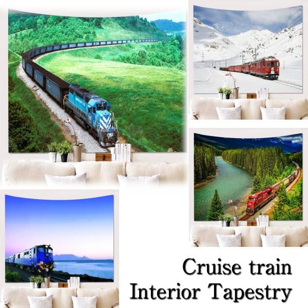 タペストリー 豪華列車 寝台列車 電車 汽車 クルーズトレイン 旅 インテリア おしゃれ 大判 癒し...
