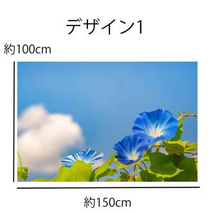 タペストリー アサガオ あさがお 風鈴 花 夏...の詳細画像2