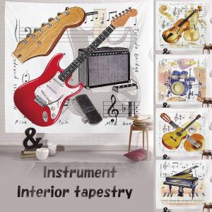 楽器タペストリー 背景布 音楽