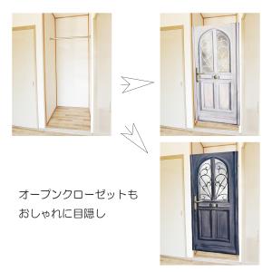のれん 暖簾 ロング丈 180cm ダミー 木...の詳細画像2