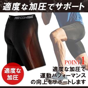 スポーツタイツ ショート スパッツ レギンス ...の詳細画像3