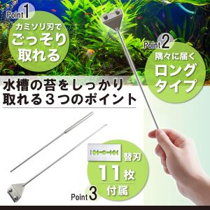 コケ取り スクレーパー プロレイザー 水槽 掃...の詳細画像3