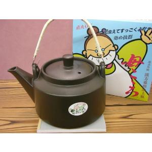 常滑焼 耐熱煎じ土瓶 常滑焼 山源 耐熱土瓶 8号（1400cc）日本製｜送料無料（沖縄・離島除く