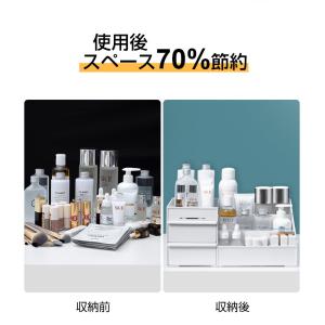 コスメ収納 メイクボックス コスメボックス 大...の詳細画像2