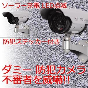 防犯カメラ ダミー 屋外 家庭用 ソーラー 電源不要 家庭用設置 小型