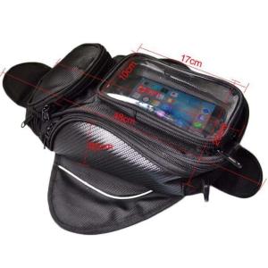 バイク タンクバッグ スマホ ショルダーバッグ 強力マグネット式