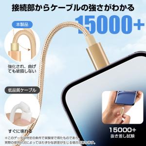 10%OFF 3本セット iPhone 充電ケ...の詳細画像5