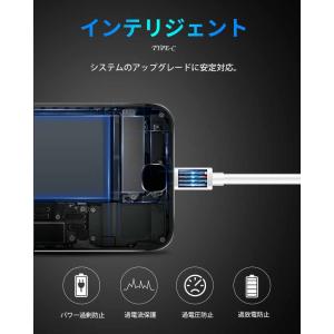 2本セット Type-C 充電ケーブル 短い ...の詳細画像3