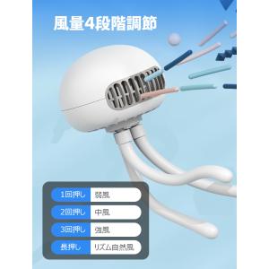 ベビーカー USB扇風機 卓上扇風機 強力 静...の詳細画像5