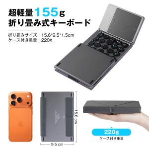 爆買15%OFFクーポン 最新型 キーボード Bluetooth iPad 折り畳み式 タッチパネル搭載 3台同時接続 軽量 ワイヤレス ipad A16 第10世代 無線 iOS Android Windows｜Livelylife
