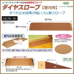 段差解消リフォーム シンエイテクノ ダイヤスロープ DS76-70 幅76cm