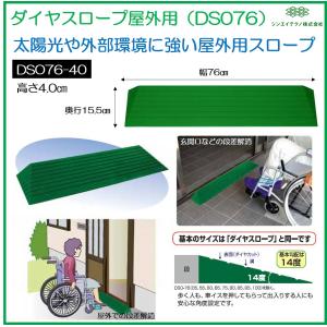シンエイテクノ ダイヤスロープ 76cm幅 高さ5cm DS76 段差解消
