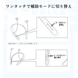 補聴器 集音器 ヘッドホン イヤホン 音の恵み...の詳細画像4