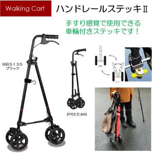 フジホーム 杖 介護 つえ 人気杖 ハンドレールステッキII WB5135