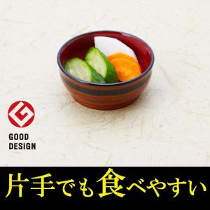 自立支援食器ＩＲＯＨＡお新香皿　ライン春慶塗｜liver-u