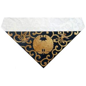 三角打敷織込 下り藤 100代 赤色（京サイズ） 浄土真宗 本願寺派(西