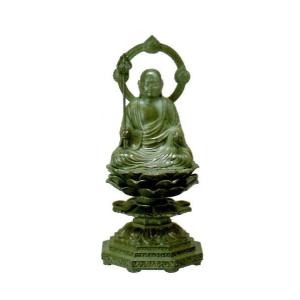 地蔵菩薩像 26cm 青銅色 箱付き 地蔵菩薩 仏像 26cm 青銅色［仏像］ : 仏壇 仏具 lives web shop
