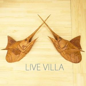 カジキ 置物 ソードフィッシュ ブロンズ 完成品 アニマルオブジェ