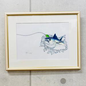 ブルーマーリン　カジキ　壁掛け　オブジェ クロカジキ☆ブルーマーリンの壁掛けオブジェ【172cm】☆等身大