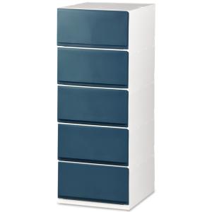 伸和（SHINWA） 衣装ケース 収納ケース プラスチック 引き出し 5段