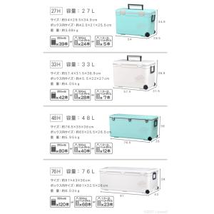 クーラーボックス 大型 保冷力 釣り おしゃれ...の詳細画像3