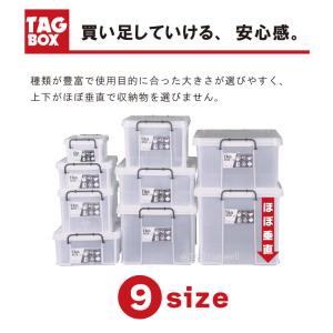 2個セット 収納ボックス フタ付き プラスチッ...の詳細画像3