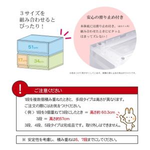 衣装ケース 収納ケース プラスチック 引き出し...の詳細画像5