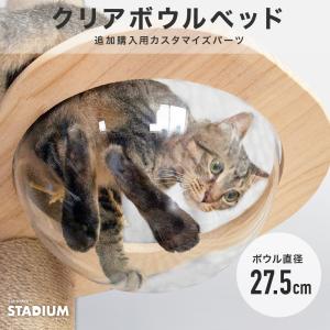 クリアボウル ハンモック キャットタワースタジ...の詳細画像1