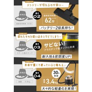 業務用 掃除機 [30L] ブロアー 乾湿両用...の詳細画像3