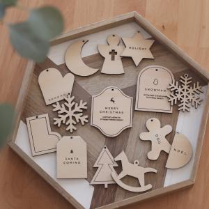 クリスマス オーナメント 13個セット 木製 木製オーナメント