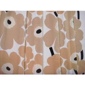 北欧カーテン Tokyojunf2 ウニッコ 柄 マリメッコ Pieni Unikko ピエニウニッコ ベージュ オーダー カーテン Con Imedia Net