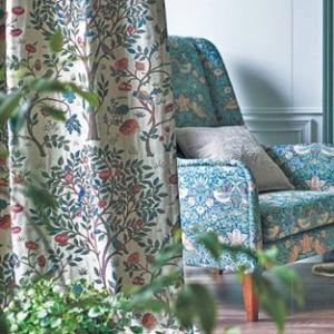 【オリーブです】川島セルコンfilo アネモネ　ウィリアムモリス カーテン 川島織物セルコン フィーロ filo ウィリアムモリス 人気15柄から選べる