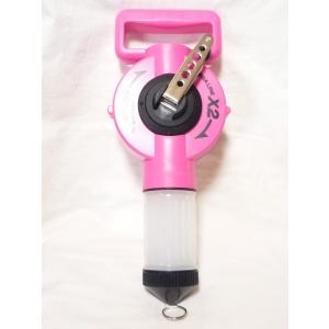 MEXES×プロマート　大型画線器　メガラインＸ２　ピンク　５０ｍ