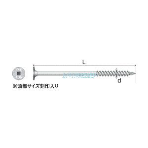 垂木用ビス タルキックII TK5×120mm 600本 垂木留め : ph8q687ewf