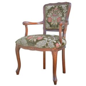 イタリア製 輸入家具 ダイニングチェア 2脚セット 金華山 グリーン