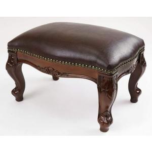 イタリア 家具 ヴェローナクラシック フットスツール 猫脚 輸入家具