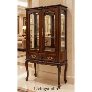 謝恩セール特価】イタリア製 輸入家具 チェスト 5段 ネコ脚 彫刻