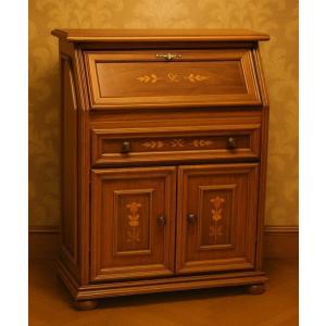 浜本工芸 中古 ライティングデスク ライティングビューロー 65×45