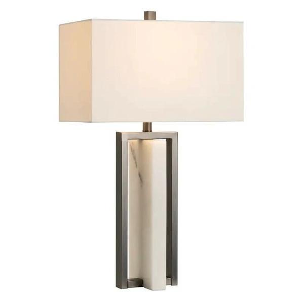 輸入雑貨 テーブルランプ テーブルスタンド アイアン 大理石 モダン シンプル アーバン AC-08...