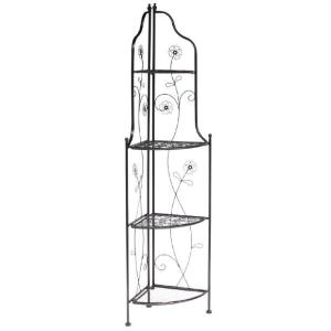 輸入家具 ディスプレイラック 飾り棚 アイアン ウッド シェルフ 食器棚