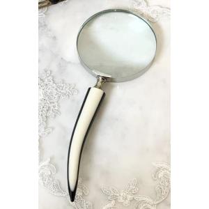 輸入雑貨 ルーペ 天眼鏡 ブラス クラシック 虫眼鏡 アンティーク風